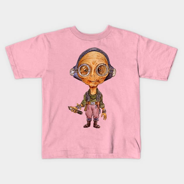 Wise Maz Kids T-Shirt by tabslabred